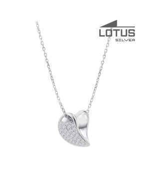 LOTUS SILVER NECKLACE
